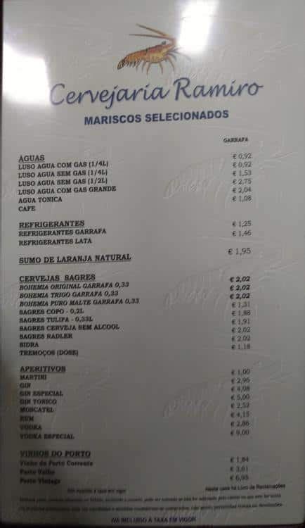 restaurant ramiro|ramiro menu.